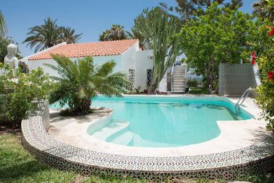 G-094 Privates Ferienhaus an den Dünen vom Maspalomas Pool und Haus