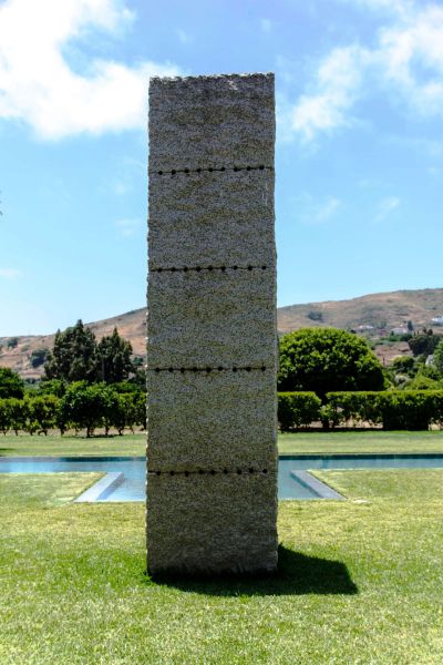 G-228 Finca mit Pool Gran Canaria Pool mit Skulptur