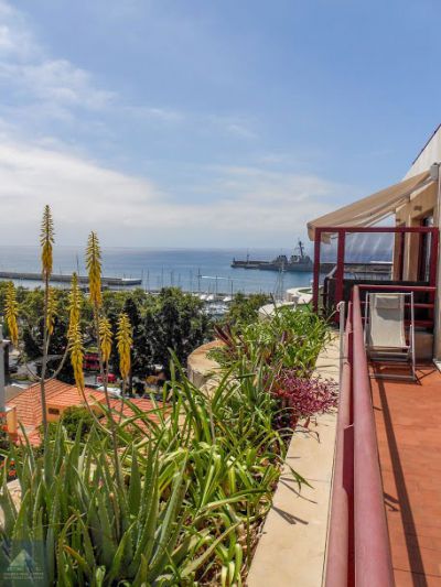 MAD-114 Ferienwohnung in Funchal Blick vom Balkon