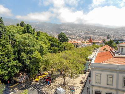 MAD-114 Ferienwohnung in Funchal Blick auf Funchal