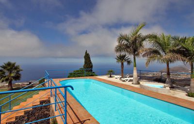 La Palma Ferienhaus P - 071 Pool Gesamtansicht