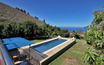 P-090 Finca Haus 2 - Blick auf den Pool von oben