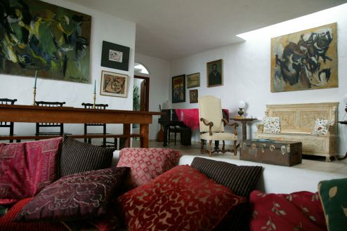 Romantisches Ferienhaus Lanzarote L-200 Wohnzimmer mit Kuschelcouch