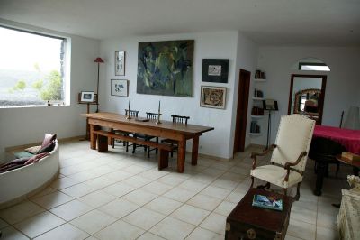 Romantisches Ferienhaus Lanzarote L-200 Wohnzimmer mit Esstisch