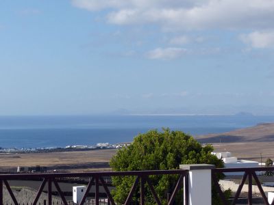 Villa Puerto Calero L-075 Terrasse mit Blick aufs Meer