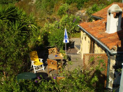 Teneriffa Ferienhaus TFS-040 Terrasse von oben