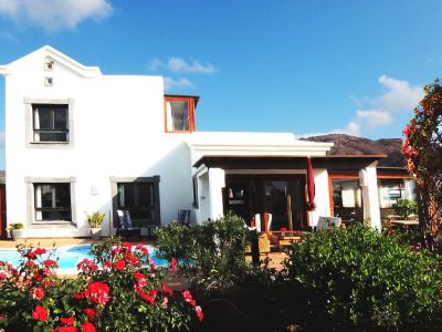 Kinderfreundliche Villa Lanzarote Hausansicht 2 L-025 