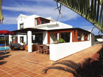 Kinderfreundliche Villa Lanzarote Hausansicht 3 L-025 