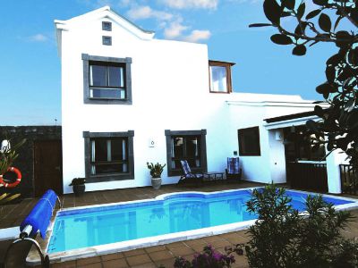 Kinderfreundliche Villa mit Pool Lanzarote L-025 