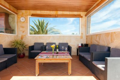 Villa Gran Canaria G-100 überdachte Terrasse