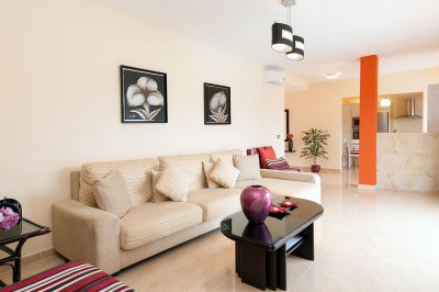 G-100 Moderne Villa Gran Canaria Wohnraum mit Couch