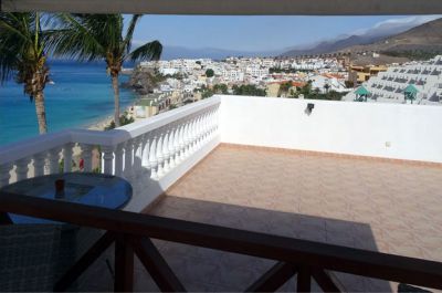 Morro Jable Ferienwohnung am Strand F-014 / Dachterrasse mit Meerblick