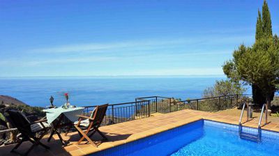 Ferienhaus La Palma mit Pool und Meerblick P-222