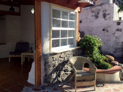 Ferienhaus El Guro - Terrasse mit Sessel