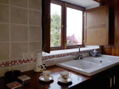 El Hierro Finca in Mocanal H-053 - Küche mit Fenster