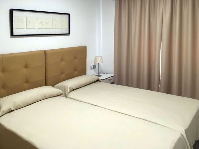 Ferienwohnung G-031 Puerto Mogan - Schlafzimmer mit Doppelbett