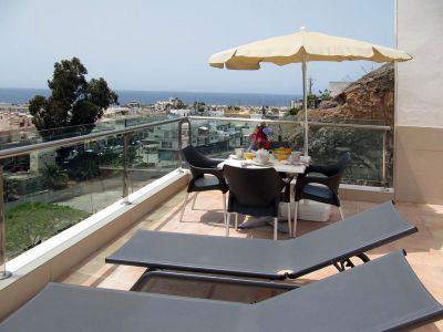 Ferienwohnung G-031 Puerto Mogan - Terrasse mit Meerblick 5