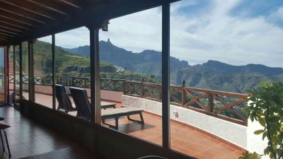 Gran Canaria Finca zum Wandern - Terrasse Bild 1