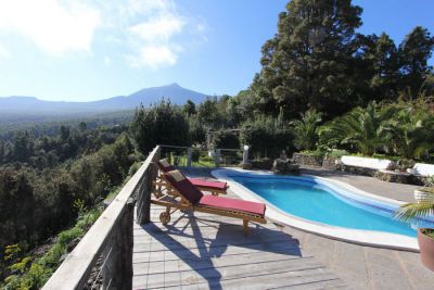 Finca Teneriffa Nord TFN-166 - Terrasse mit Sonnenliegen