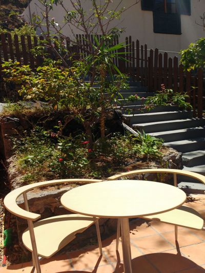Terrasse mit Tisch Fewo Valle Gran Rey 
