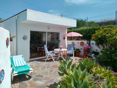 Terrasse vor dem Haus