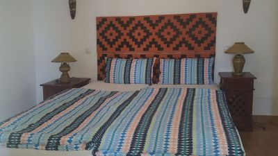 Ferienhaus G-056 Doppelbett von Vorne