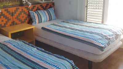 Ferienhaus G-056 Schlafzimmer mit 2 Einzelbetten