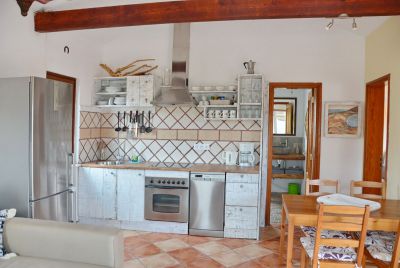 Fuerteventura Ferienhaus La Pared F-142 Küche mit Esstisch