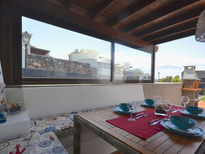 Villa mit Pool in Playa Blanca L-018 Grillbereich überdacht