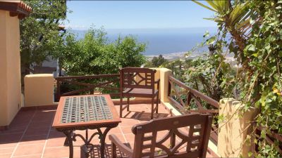 Ferienhaus Teneriffa TFS-040 Terrasse im Garten