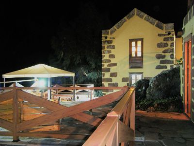 Ferienhaus El Hierro H-070 Haus am Abend 1