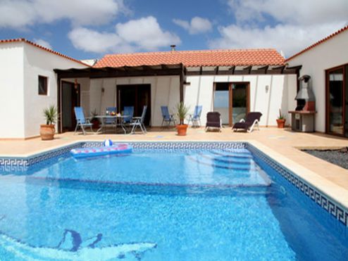 Private Villa Fuerteventura - Haus und Pool