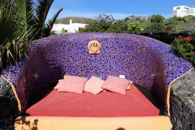 Ferienhaus mit gemütlichem Sonnenbett Lanzarote L-068