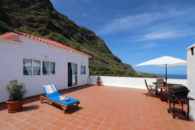 Ferienhaus Teneriffa Nord - Terrasse und Haus TFN-138