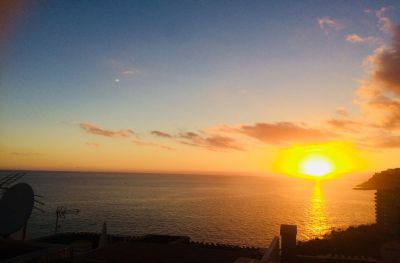 Patalavaca Ferienhaus direkt am Meer - Sonnenuntergang am Meer