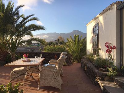 Finca P-060 La Palma / Terrasse mit Gartenmöbeln