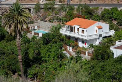 G-014 Ferienwohnung bei Puerto de Mogan Gesamtansicht von oben