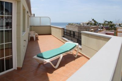 Penthouse in Puerto de Mogan seitliche Terrasse