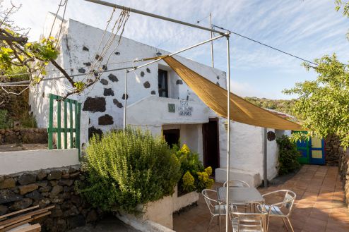 Historisches Ferienhaus H-032 auf El Hierro - Terrasse