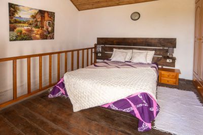 Schlafzimmer mit Doppelbett Ferienhaus H-032 auf El Hierro