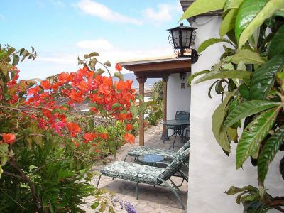 Ferienhaus La Palma P-062 Blick auf Terrasse