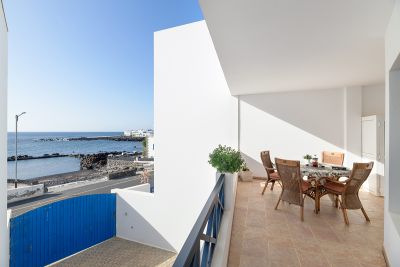 Balkon mit Meerblick Ferienhaus Lanzarote