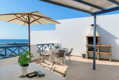 Dachterrasse Ferienhaus am Meer Lanzarote