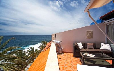 Gomera Ferienwohnung am Meer GO-019 - Terrasse mit Meerblick