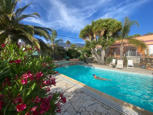 Ferienhaus im Aridantal - La Palma - Beheizter Pool