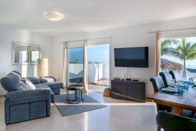 Lanzarote Villa L-074 Wohnraum mit SAT-TV