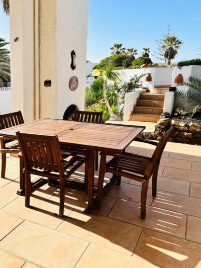 Teneriffa Ferienhaus TFS-180 Terrasse mit Esstisch