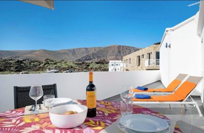 L-225 Ferienhaus Lanzarote Terrasse