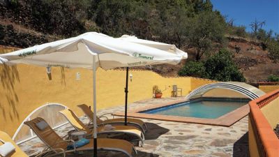 P-188 Ferienhaus Puntagorda mit Meerblick und großzügiger Poolterrasse