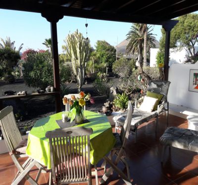 Terrasse Ruhiges Ferienhaus für Naturfreunde Lanzarote